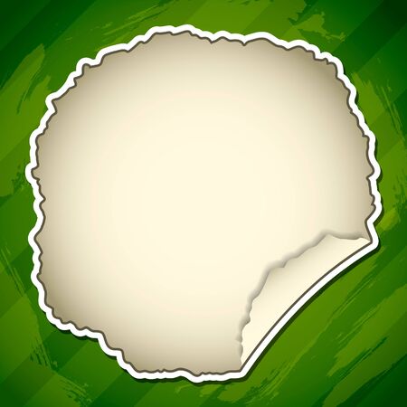 Circle torn paper backgroundのイラスト素材