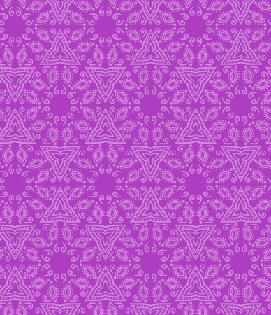 Seamless indian pattern in pink coloreのイラスト素材