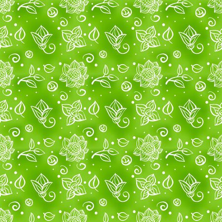 Seamless Spring Backgroundのイラスト素材