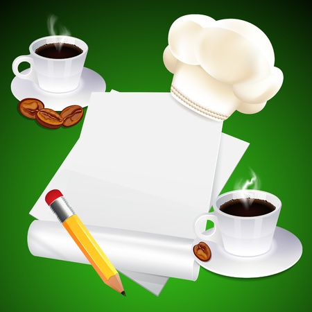 Coffee menu designの写真素材