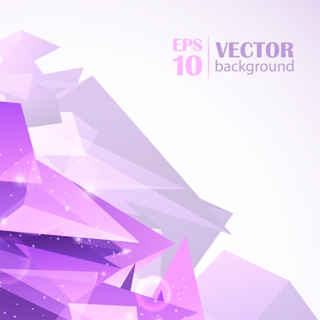 Light orange abstract polygonal backgroundのイラスト素材