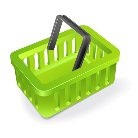 Vector shopping basketのイラスト素材