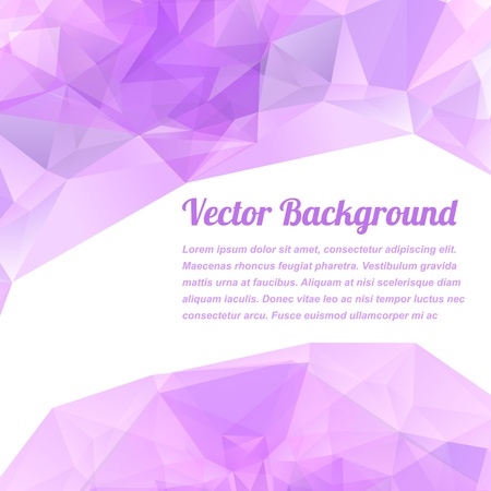 Light orange abstract polygonal backgroundのイラスト素材