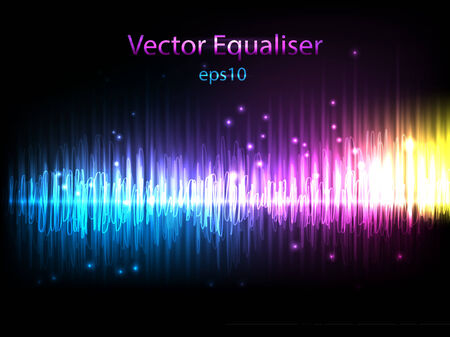 Equalizer backgroundのイラスト素材