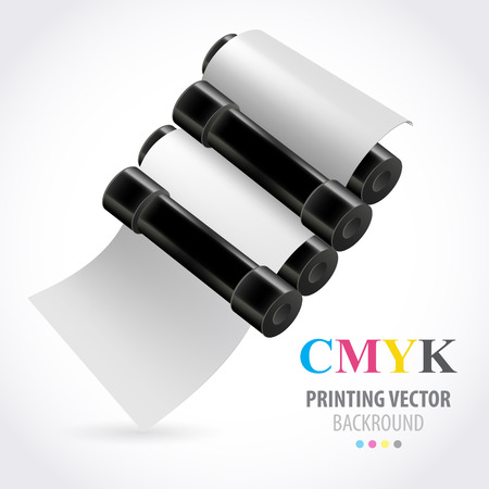 Printing machineのイラスト素材