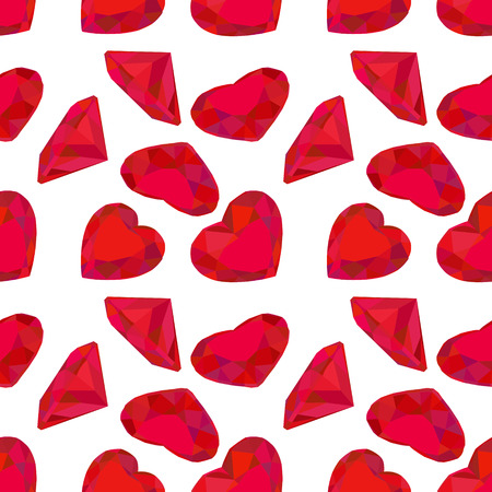 Vector fashion diamond seamless backgroundのイラスト素材