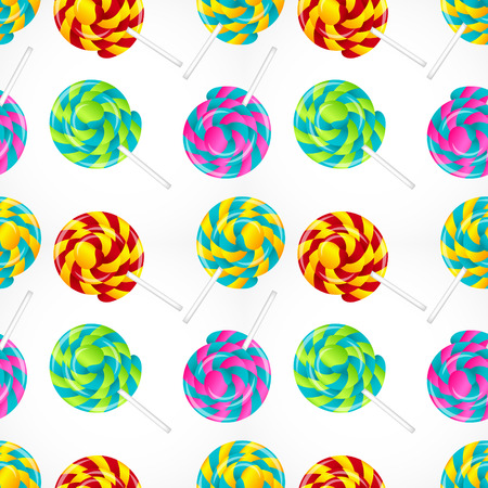 Seamless candy backgroundのイラスト素材