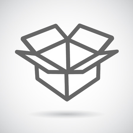 Icon open boxのイラスト素材