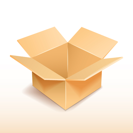 Cardboard box icon.のイラスト素材