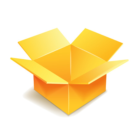 Cardboard box icon.のイラスト素材