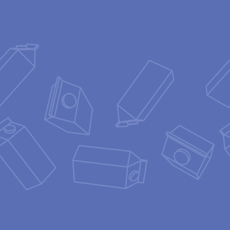 Violet seamless with milk carton in flat styleのイラスト素材