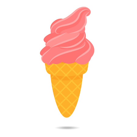 Flat ice cream icon 06のイラスト素材
