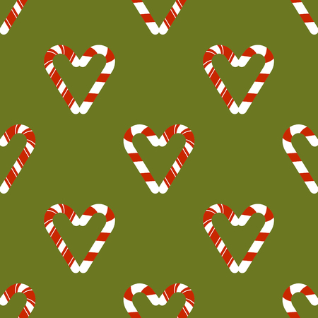 Candy cane seamless vectorのイラスト素材