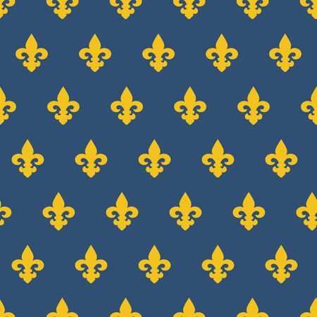 Seamless pattern with royal lily textureのイラスト素材