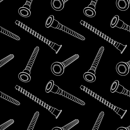 Screws seamlessのイラスト素材