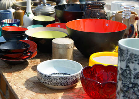 vintage and fleamarketの写真素材