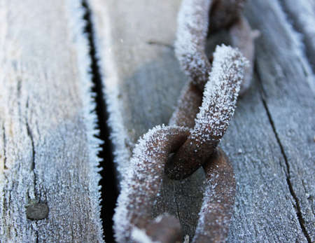 frosty chainの写真素材