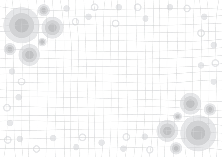 Gray Grid White Background with Circle Vector illustrationのイラスト素材
