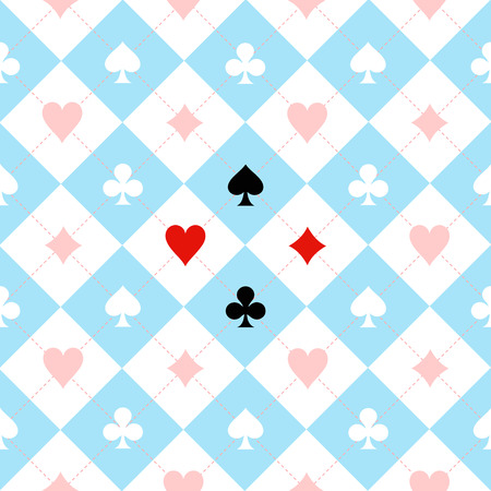 Card Suit Chess Board Blue Black White Background Illustrationのイラスト素材