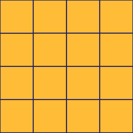 Royal Blue Grid Square Yellow Background Vector Illustrationのイラスト素材