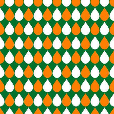 Orange White Green Water Drops Background Vector Illustration&#xA;のイラスト素材