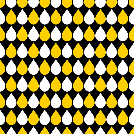 Yellow White Black Water Drops Background Vector Illustration&#xA;のイラスト素材