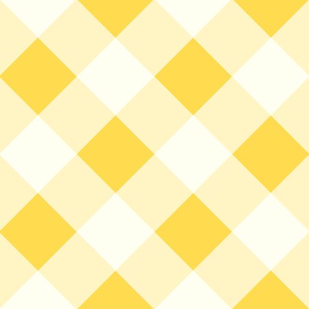 Yellow White Diamond Chessboard Background Vector Illustrationのイラスト素材