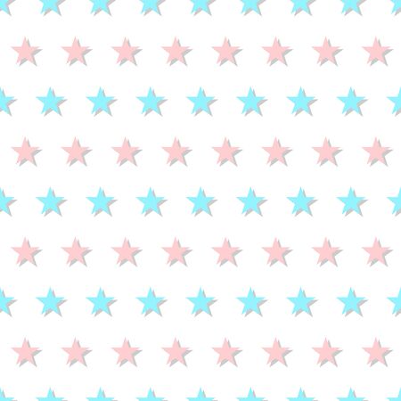 Blue Pink Star Abstract White Background Vector Illustrationのイラスト素材