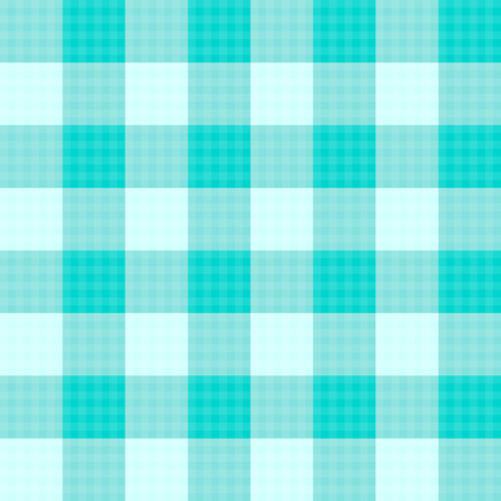 Green Mint Tartan Seamless Background. Vector Illustration.のイラスト素材