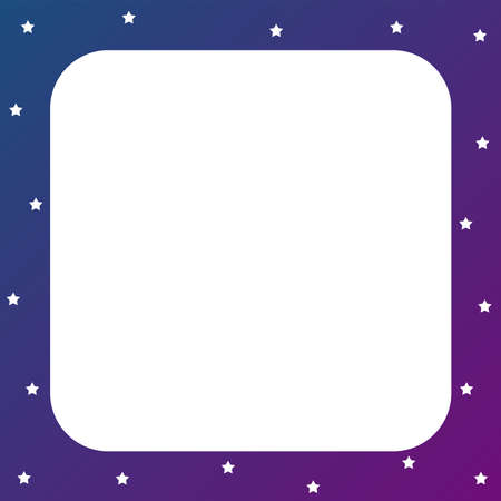 Blue Purple Gradient Galaxy Tone Banner Template. Metaverse Background Vector Illustration.のイラスト素材