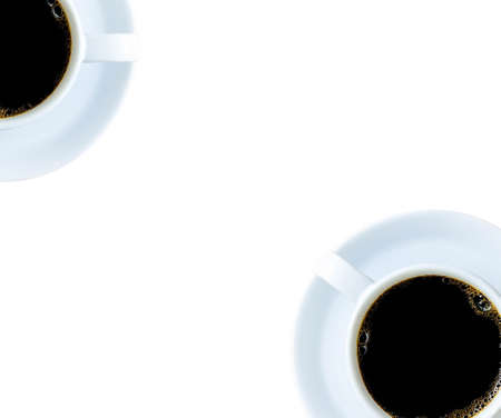 Coffee isolated on white background.の写真素材