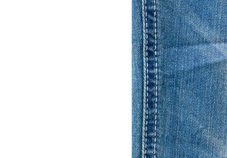 jeans isolated on white background.の写真素材