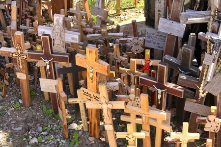Hill of Crosses in Lithuaniaのeditorial素材
