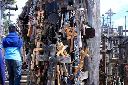 Hill of Crosses in Lithuaniaのeditorial素材