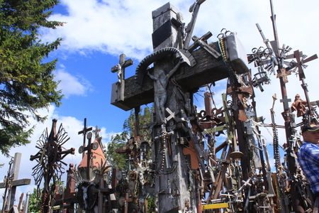 Hill of Crosses in Lithuaniaのeditorial素材