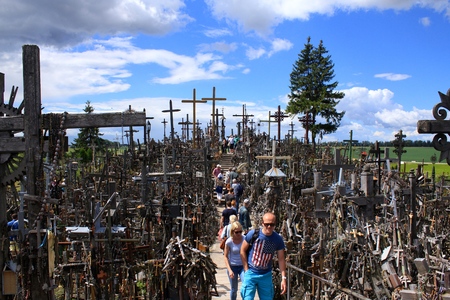 Hill of Crosses in Lithuaniaのeditorial素材