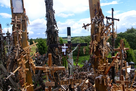 Hill of Crosses in Lithuaniaのeditorial素材