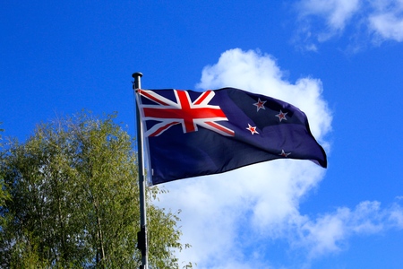 National Flag of New Zealandの写真素材
