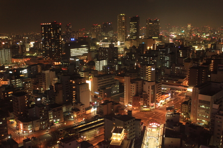 Downtown of Osakaのeditorial素材