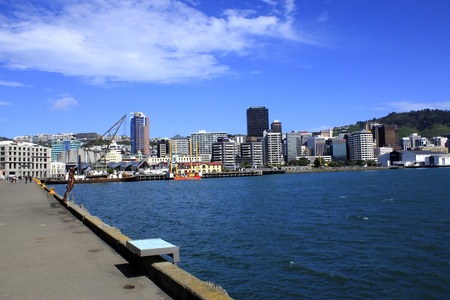 Central of Wellington, New Zealandのeditorial素材