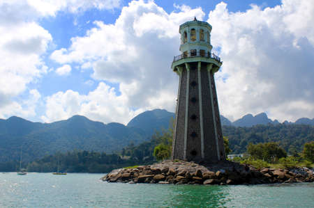 a lighthouse in Malaysiaの写真素材
