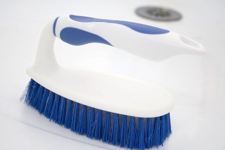 Bathroom brushの写真素材