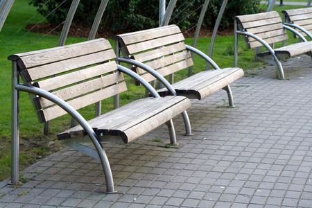 Park benchの写真素材