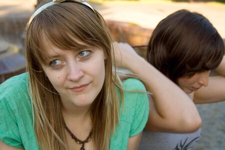 Women outdoorsの写真素材