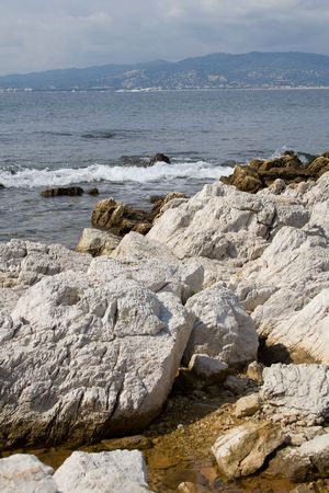 Mediterranean sea wavesの写真素材