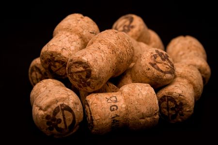 Champagne corkの写真素材