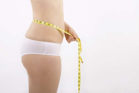 Woman in underwearの写真素材