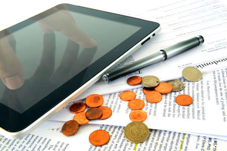 A health insurance application medical information section with a pen ready to be filled out  and...