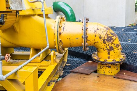 water pumps and pipesの写真素材