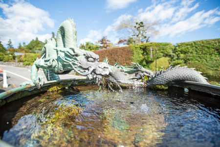 dragon sculptureの写真素材